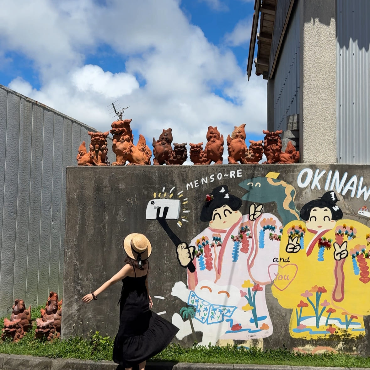 琉球ガラス村の風景