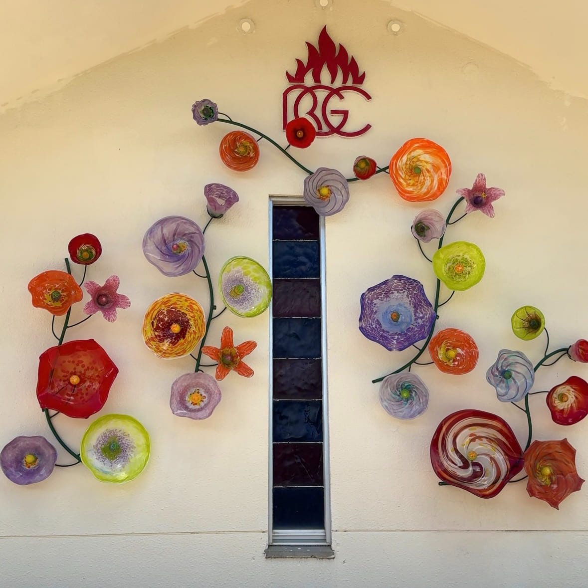 琉球ガラス村の風景