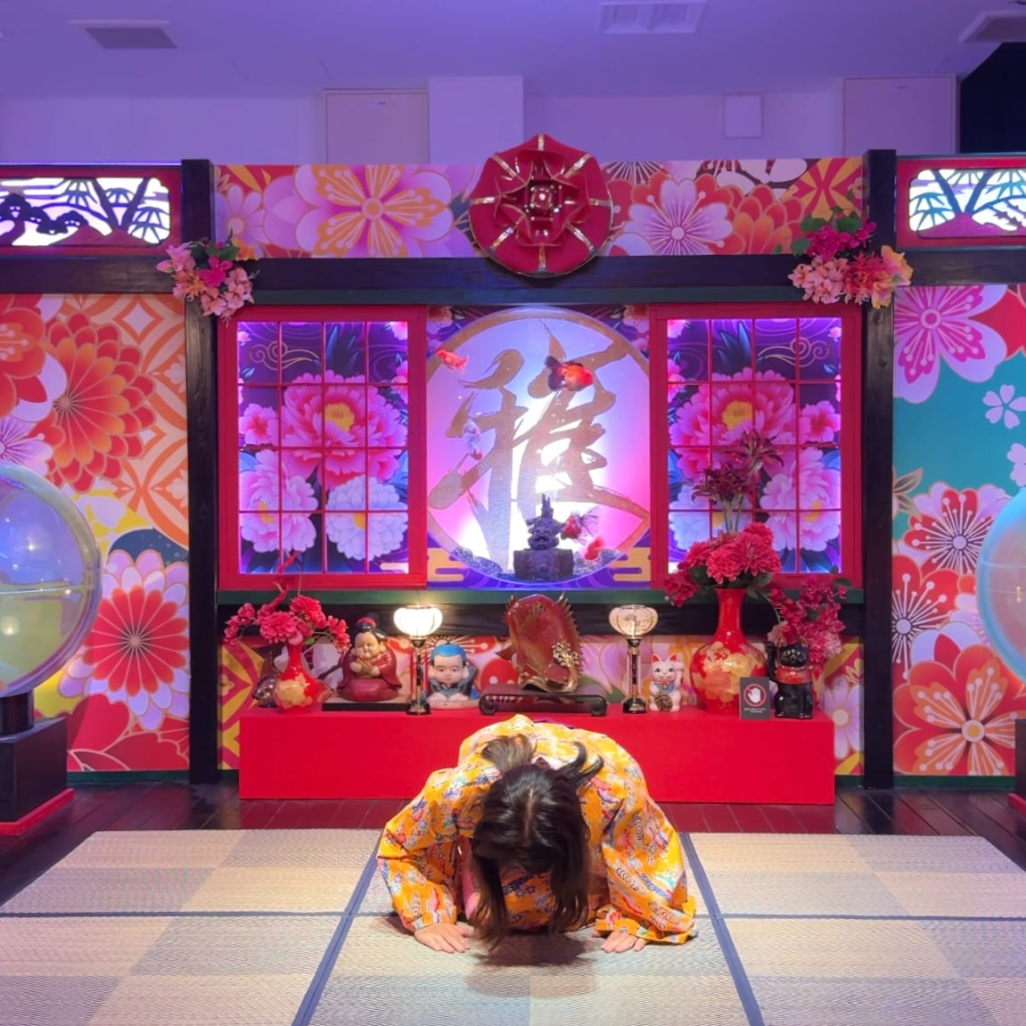 沖縄アウトレットモールあしびなー内　沖縄金魚ミュージアムの風景